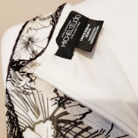 MAX STUDIO | FLOWY CHIFFON FLOWERED MAXI DRESS, 12 - Picture 13 of 13